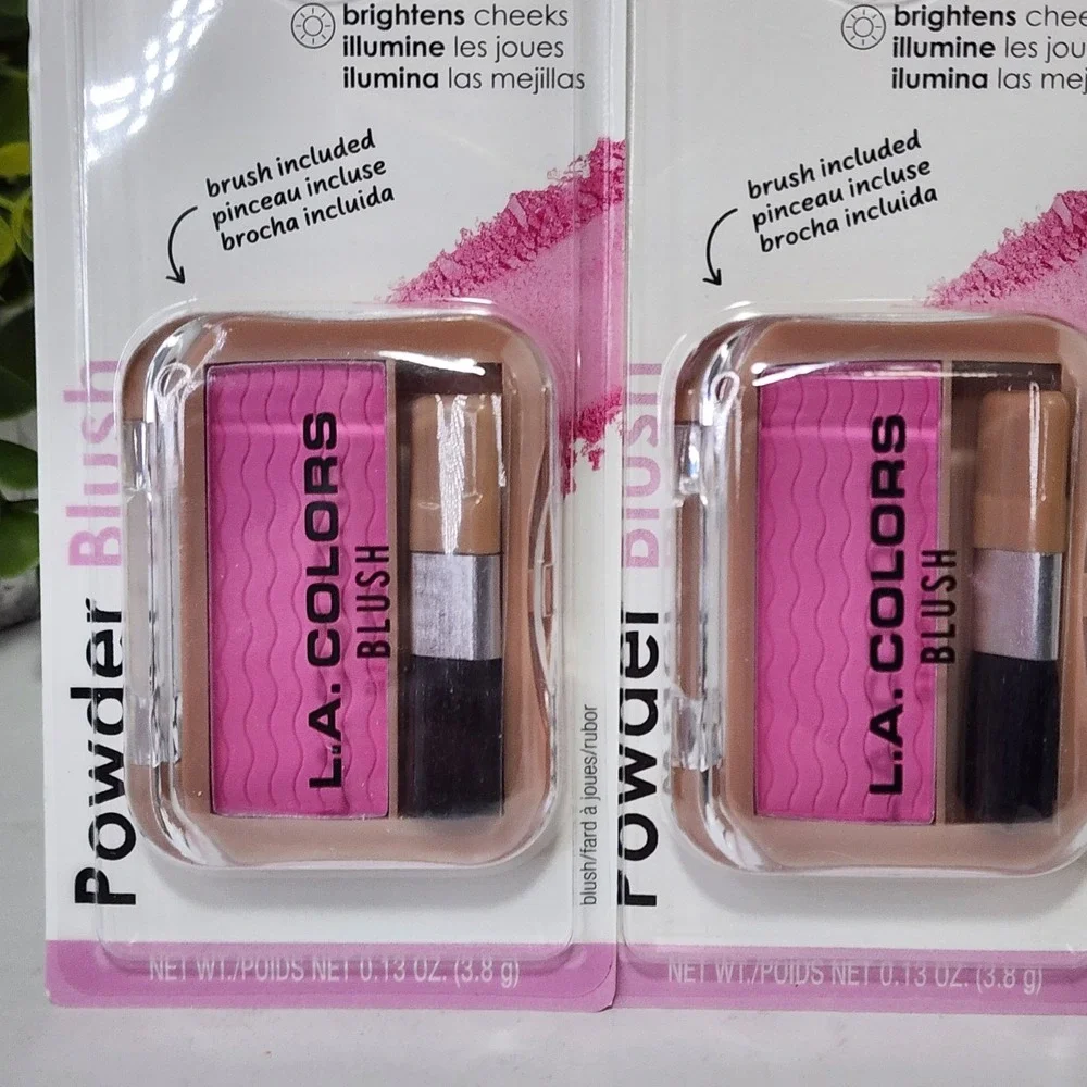 L.A. COLORS Powder Blush - Sweet Cheeks C62244 ~ 0.13 oz ~ Lot of 2 ~ New